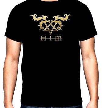 Him, logo, мъжка тениска, 100% памук, S до 5XL