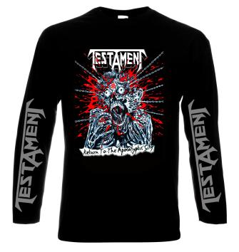 Testament, Return to the apocalyptic city, Тестамент, мъжка тениска,блуза с дълъг ръкав, 100% памук, S дo 5XL