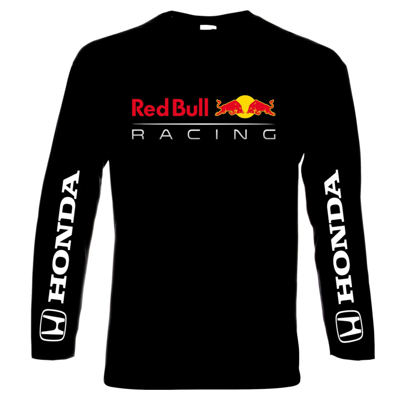 Блузи с дълъг ръкав Red Bull, Honda, Ред Бул, Хонда, мъжка тениска,блуза с дълъг ръкав, 100% памук, S дo 5XL