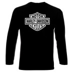 Харлей Дейвидсън, Harley Davidson, Night spirit,мъжка тениска,блуза с дълъг ръкав, 100% памук, S дo 5XL