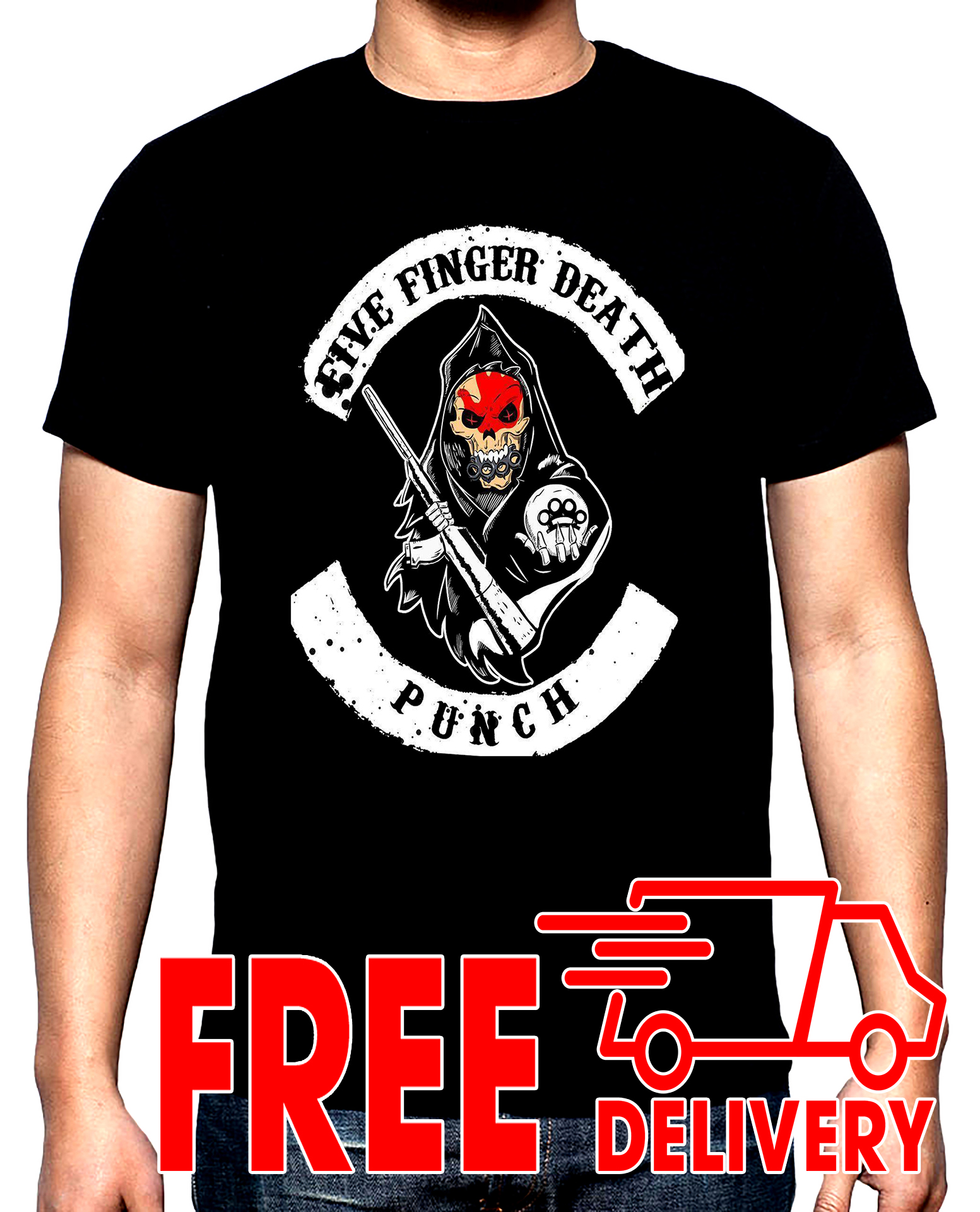 F.F.D.P., Five finger death punch,4 , мъжка тениска, 100% памук, S до 5XL