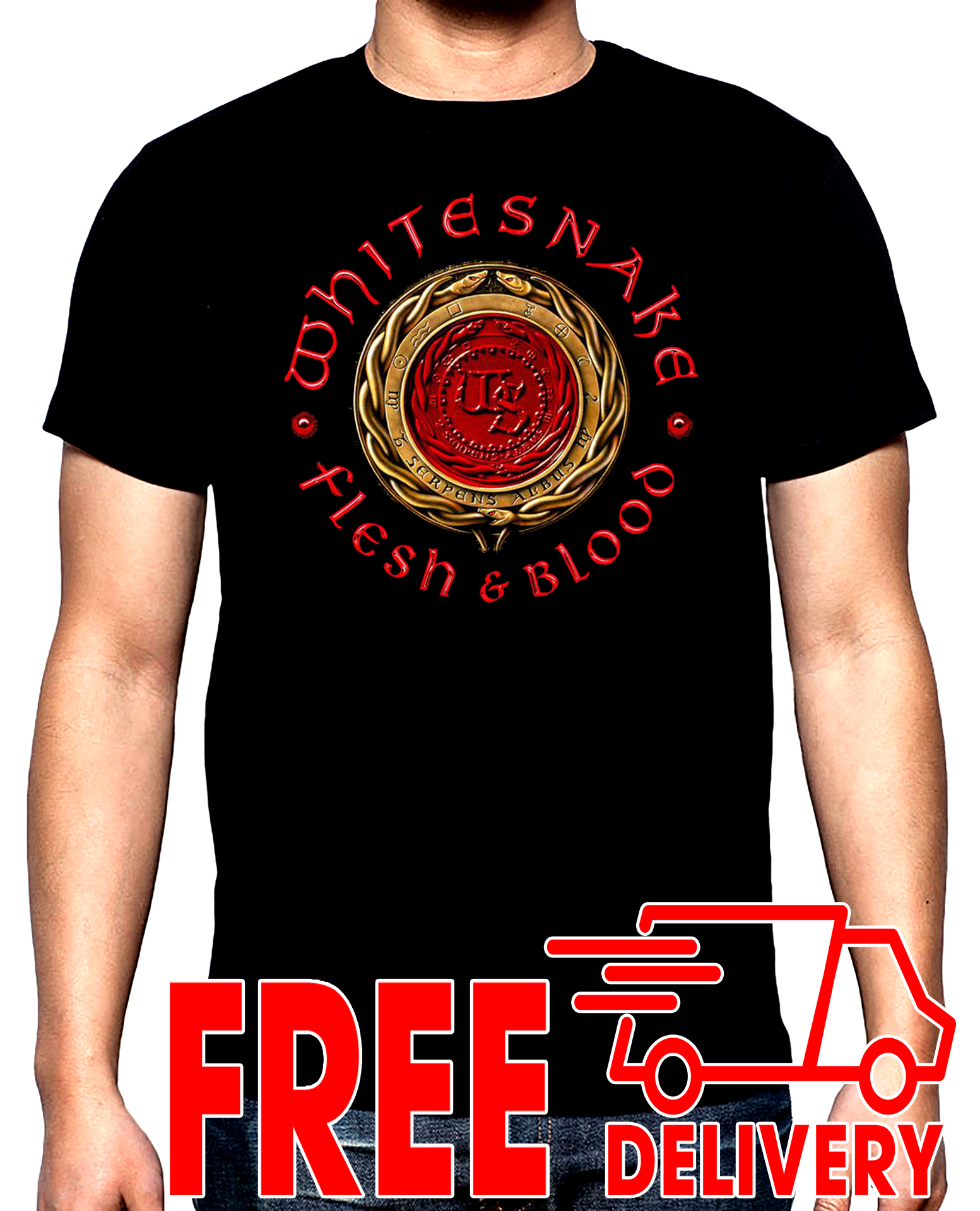 Whitesnake 2, мъжка тениска, 100% памук, S до 5XL