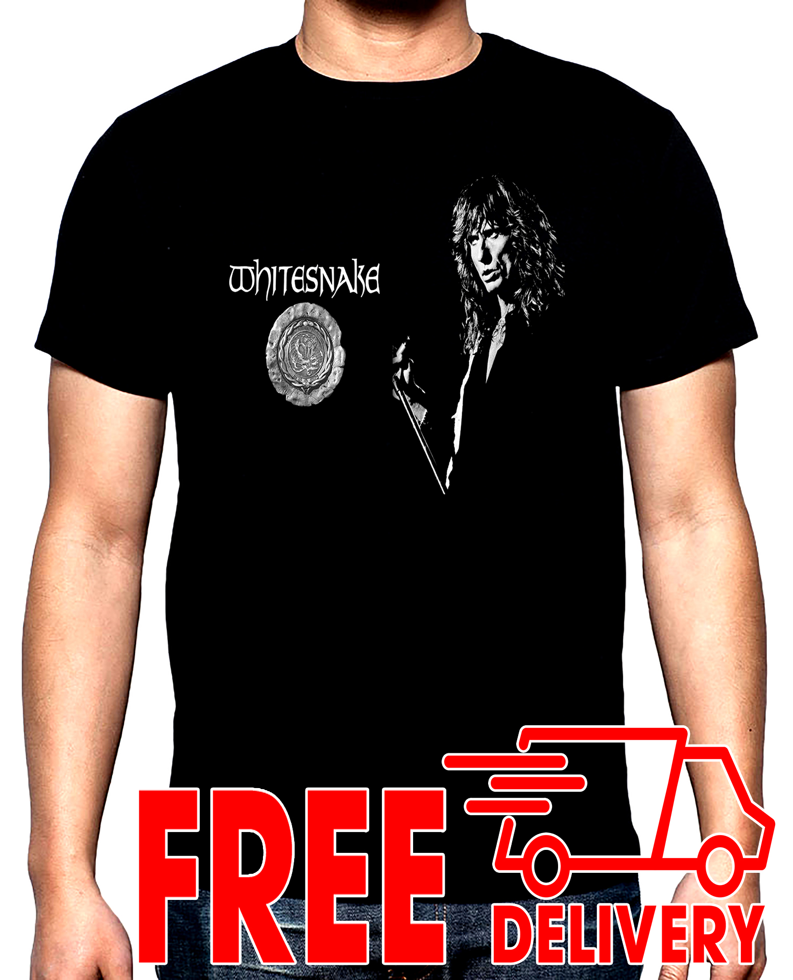Whitesnake 3, мъжка тениска, 100% памук, S до 5XL