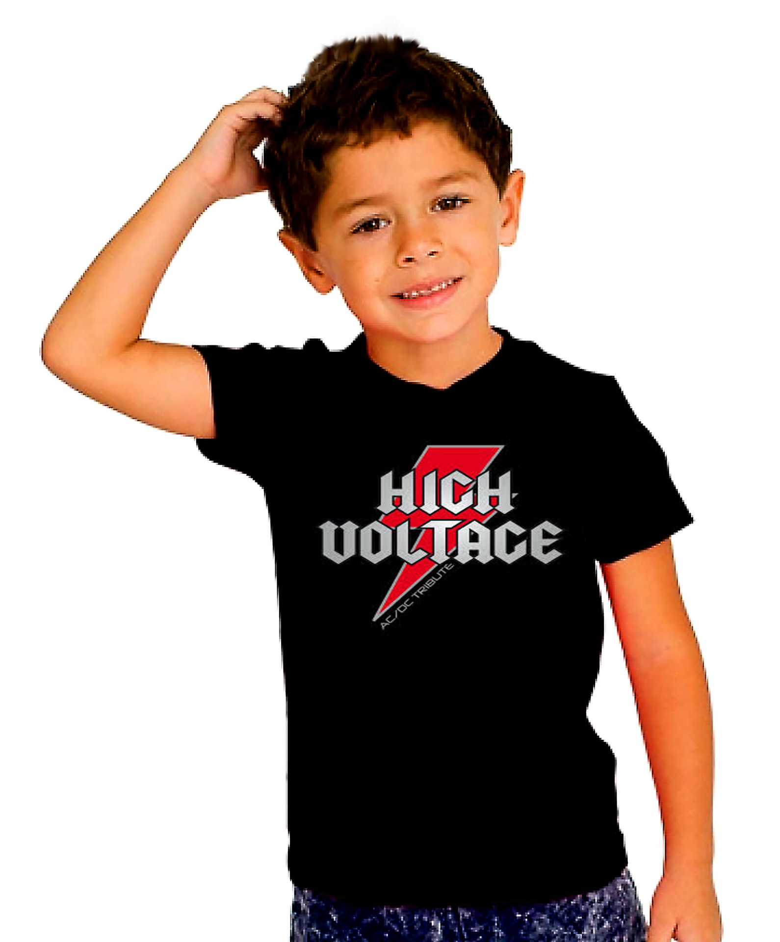 Детска тениска, AC DC, High voltage 2, 100% памук, от 1 г. до 12 г.