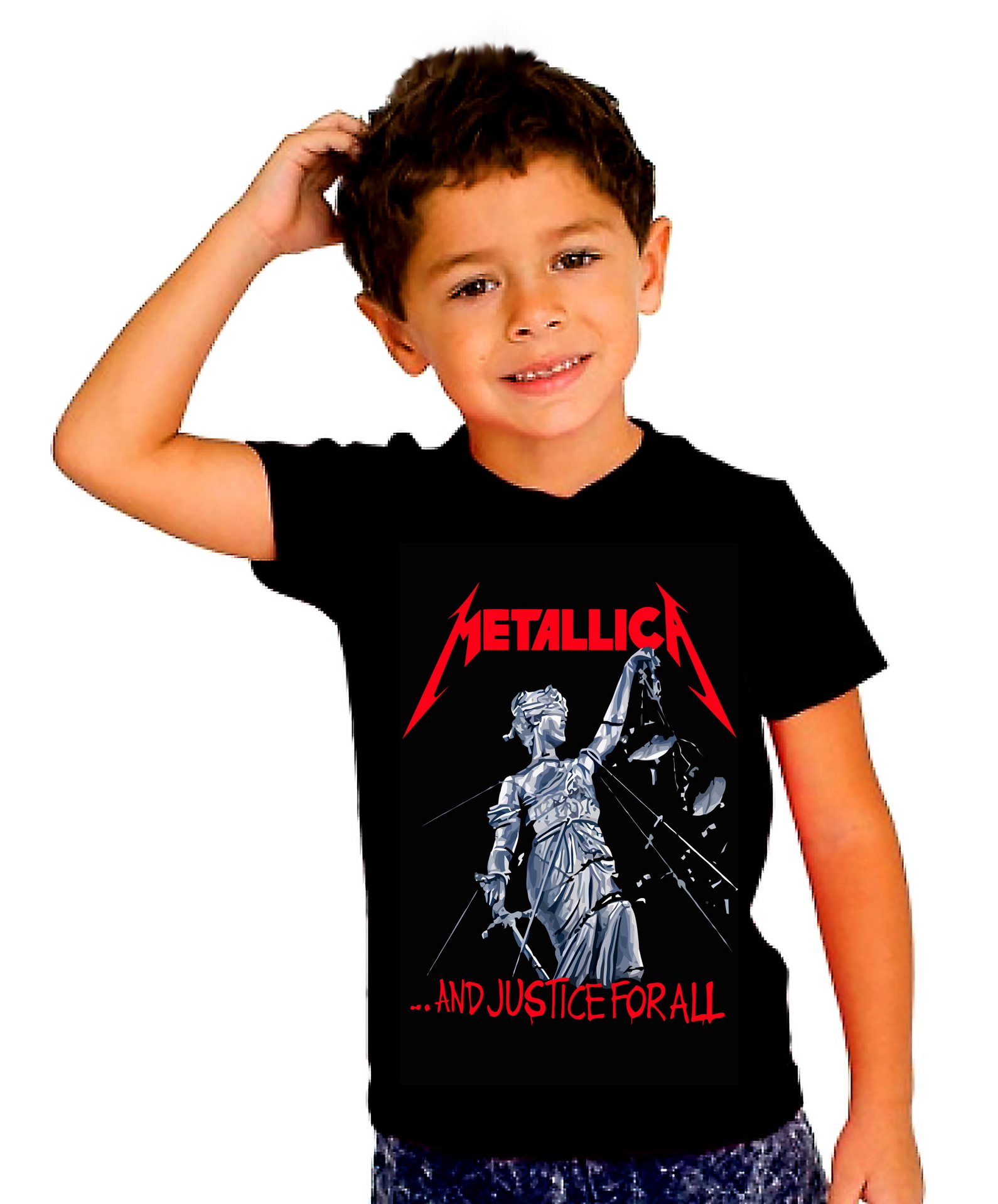 Детска тениска, metallica, Аnd justice for all 1, 100% памук, от 1 г. до 12 г.