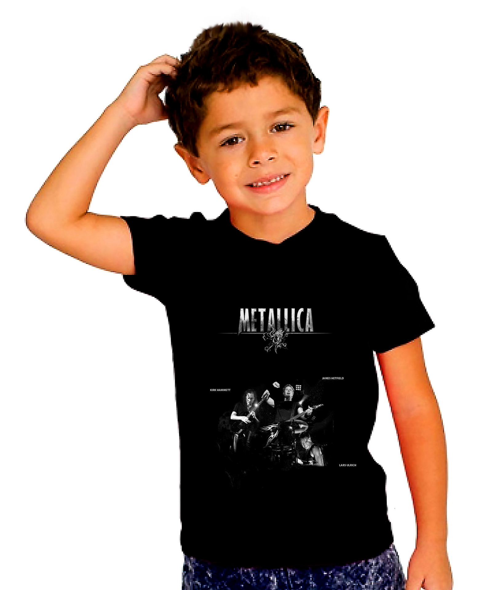 Детска тениска, metallica, група, 100% памук, от 1 г. до 12 г.