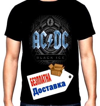 AC DC, black ice, мъжка тениска, 100% памук, S до 5XL
