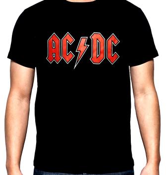 AC DC, лого, 2, мъжка тениска, 100% памук, S до 5XL