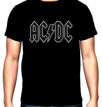 AC DC, лого, мъжка тениска, 100% памук, S до 5XL