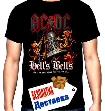 AC DC,Hells Bells, мъжка тениска, 100% памук, S до 5XL