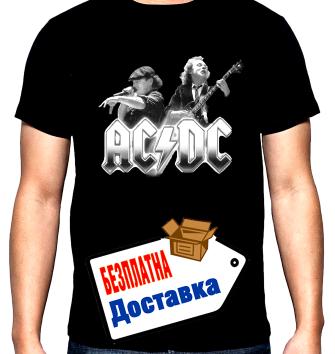 AC DC, band, 1, мъжка тениска, 100% памук, S до 5XL