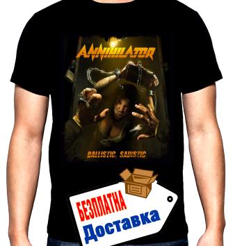Annihilator, Ballastic sadistic, мъжка тениска, 100% памук, S до 5XL