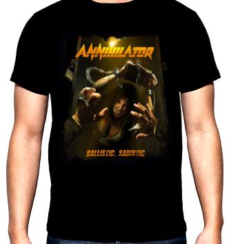 Annihilator, Ballastic sadistic, мъжка тениска, 100% памук, S до 5XL
