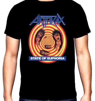 Anthrax, State of euphoria, мъжка тениска, 100% памук, S до 5XL