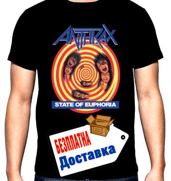 Anthrax, State of euphoria, мъжка тениска, 100% памук, S до 5XL