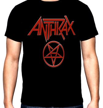Anthrax, Лого, мъжка тениска, 100% памук, S до 5XL