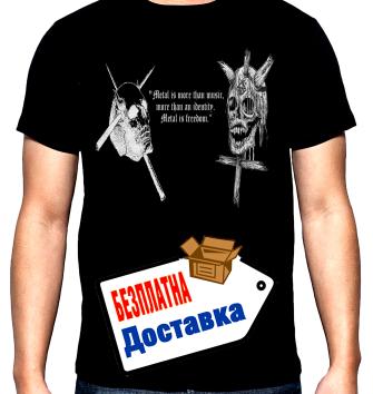 Candlemass, Metal Is Freedom, мъжка тениска, 100% памук, S до 5XL