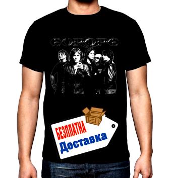 Europe, band, Юръп, мъжка тениска, 100% памук, S до 5XL
