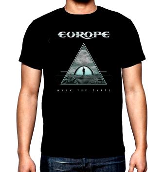 Europe, Walk the earth, мъжка тениска, 100% памук, S до 5XL