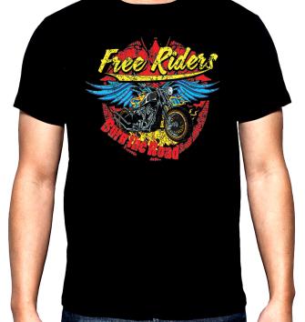 Free Riders, рокерска мъжка тениска, 100% памук, S до 5XL