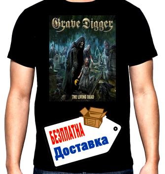 Grave digger, The living dead, мъжка тениска, 100% памук, S до 5XL