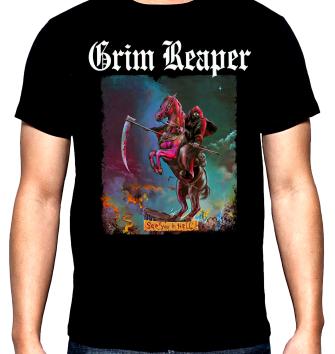 Grim Reaper, See you in hell, мъжка тениска, 100% памук, S до 5XL