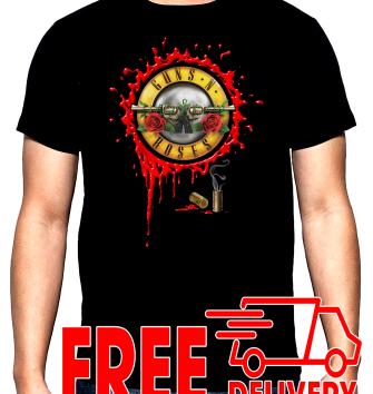 Guns and Roses, 1, мъжка тениска, 100% памук, S до 5XL