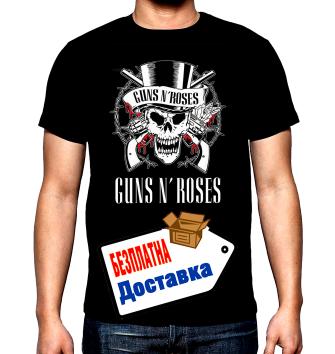 Guns and Roses, 4, мъжка тениска, 100% памук, S до 5XL