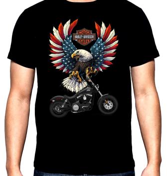 Harley Davidson, 11, рокерска мъжка тениска, 100% памук, S до 5XL