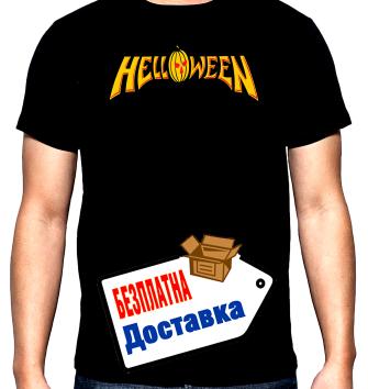 Helloween, logo, мъжка тениска, 100% памук, S до 5XL