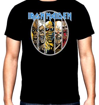 Iron Maiden, Eddies, 2, мъжка тениска, 100% памук, S до 5XL
