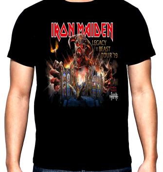 Iron Maiden, Legacy of the beast tour '19, мъжка тениска, 100% памук, S до 5XL