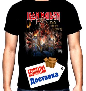 Iron Maiden, Legacy of the beast tour '19, мъжка тениска, 100% памук, S до 5XL