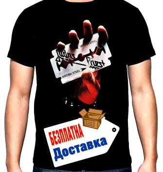 Judas Priest, British Steel, мъжка тениска, 100% памук, S до 5XL