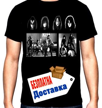 Kiss, band, 4, мъжка тениска, 100% памук, S до 5XL