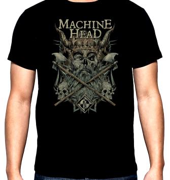 Machine Head, logo, 2, мъжка тениска, 100% памук, S до 5XL