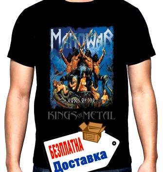Manowar, Gods of war, мъжка тениска, 100% памук, S до 5XL