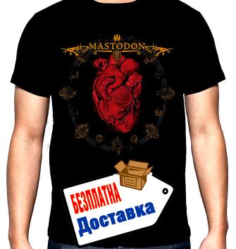 Mastodon, logo, 3, мъжка тениска, 100% памук, S до 5XL