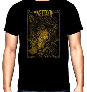 Mastodon, logo, мъжка тениска, 100% памук, S до 5XL
