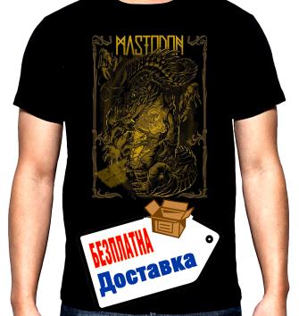 Mastodon, logo, мъжка тениска, 100% памук, S до 5XL