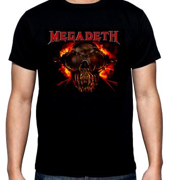 Megadeth, logo, 2, мъжка тениска, 100% памук, S до 5XL