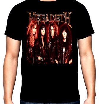 Megadeth, band, мъжка тениска, 100% памук, S до 5XL