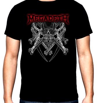 Megadeth, logo, мъжка тениска, 100% памук, S до 5XL