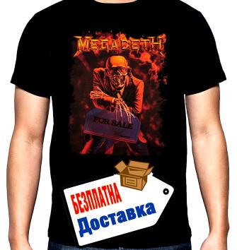 Megadeth, For sale, мъжка тениска, 100% памук, S до 5XL