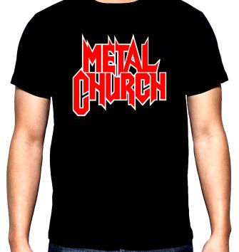 Metal church, logo, мъжка тениска, 100% памук, S до 5XL