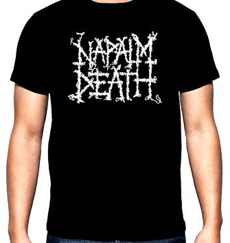 Napalm Death, logo, мъжка тениска, 100% памук, S до 5XL