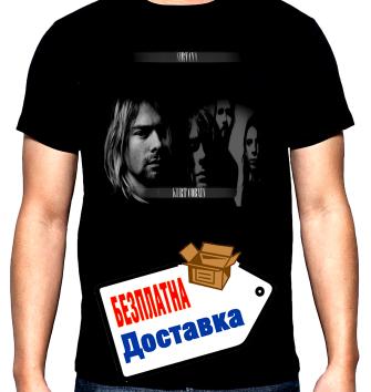 Nirvana, Kurt Cobain, мъжка тениска, 100% памук, S до 5XL