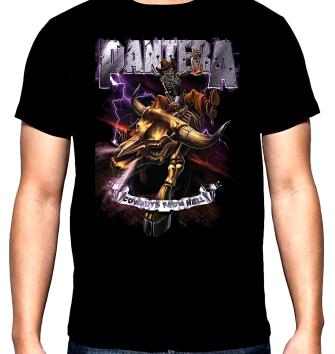 Pantera, Пантера, Cowboys from hell, мъжка тениска, 100% памук, S до 5XL