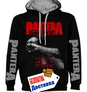 Pantera, Пантера, Vulgar display of power, мъжки суитшърт без цип, худи, Премиум качество
