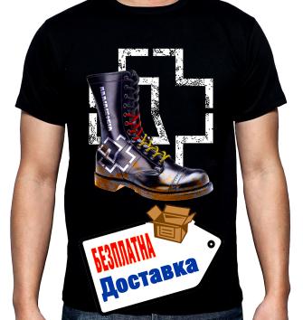 Rammstein, Рамщайн, Boot, men's  t-shirt, 100% памук, S до 5XL